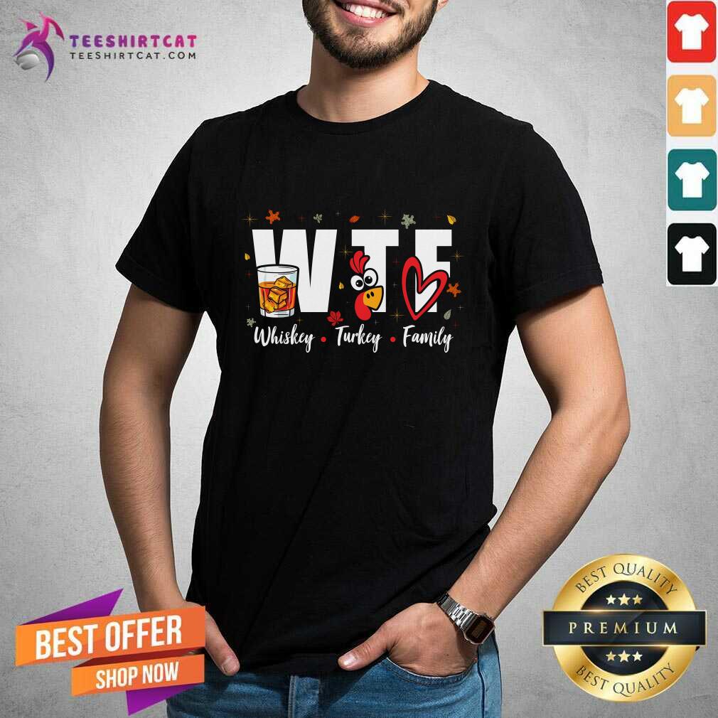Shirt Awesome Whiskey Turkey Family Bourbon Lovers Thanksgiving T-Shirt
