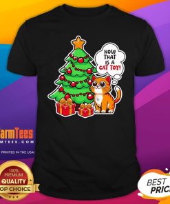 Cute Now That Is A Cat Toy Christmas T-Shirt