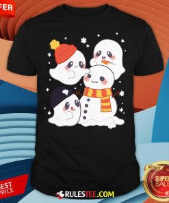 Cute Winter Ghosties Christmas T-Shirt