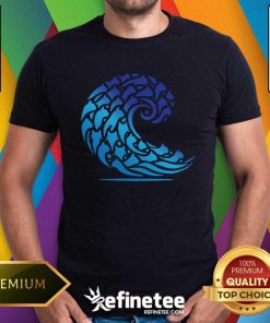 Funny Blue Cats Wave For Funny Kamala Cat Lady T-Shirt