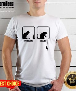 Funny Cat Problem Solved T-Shirt
