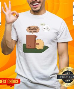 Funny Choco And Pancake Cosmic Love Under Moonlit T-Shirt