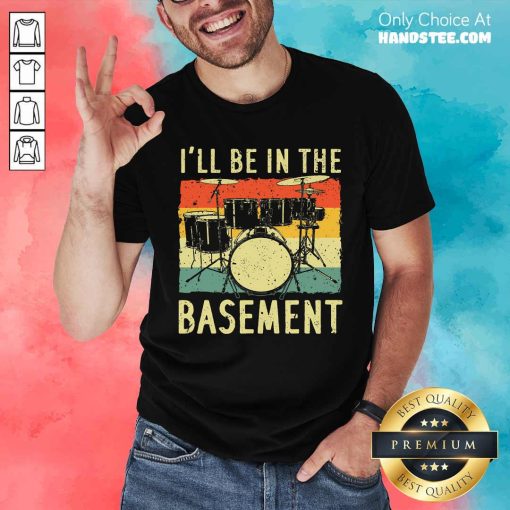 Funny Cool Drumming Design Drum Set Drumming Drummer Vinatge T-Shirt