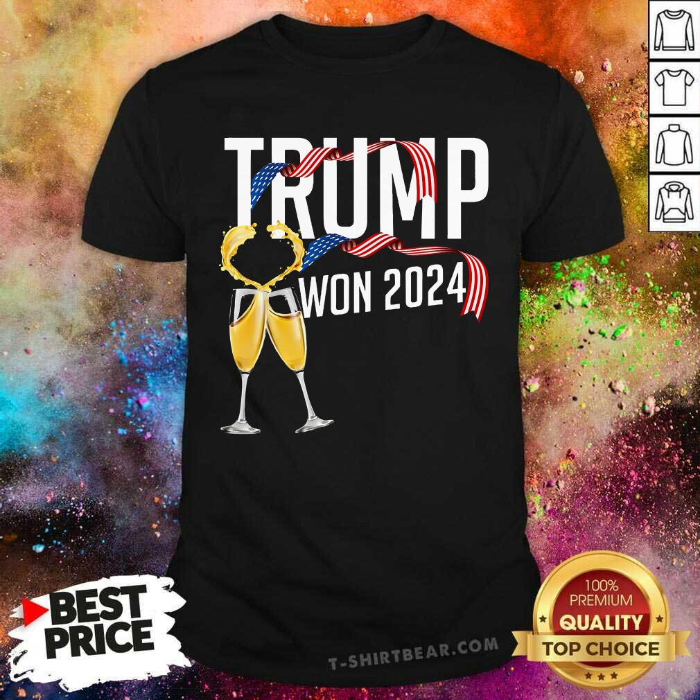 Shirt Funny Donald Trump Won 2024 Election Inauguration T-Shirt