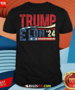 Funny Elon And Trump Vance For President 2024 T-Shirt