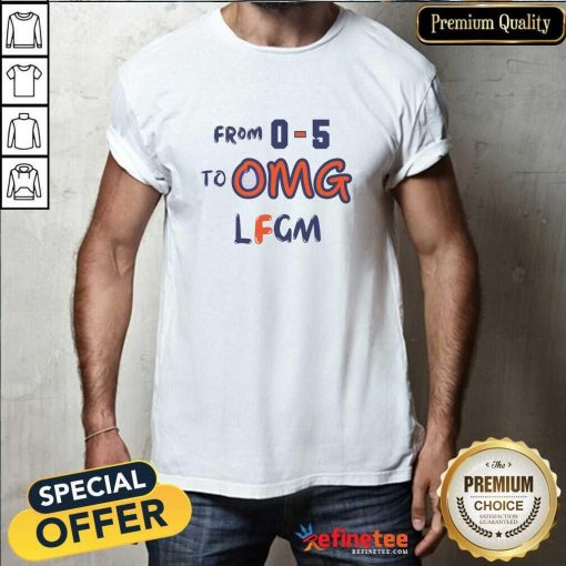 Funny From 0-5 To OMG LFGM Ready For October Mets T-Shirt