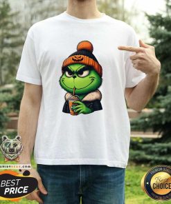 Funny Grinch Ice Coffee T-Shirt