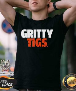 Funny Gritty Tigs Detroit Baseball T-Shirt