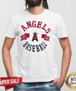 Funny Los Angeles Angels G-III 4her By Carl Banks Team Logo T-Shirt