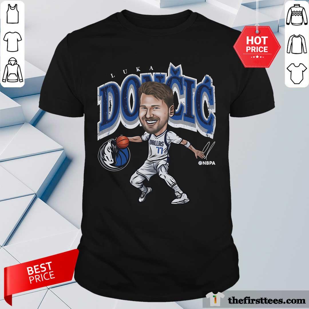 Shirt Funny Luka Doncic Dallas Mavericks Cartoon T-Shirt