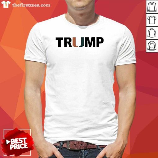 Funny Miami Hurricanes Trump 2024 Make America Great Again Support For Trump T-Shirt