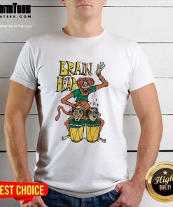Funny Monkey Bongo Brain T-Shirt