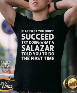 Funny Salazar Surname Family Tree Birthday Reunion Idea T-Shirt