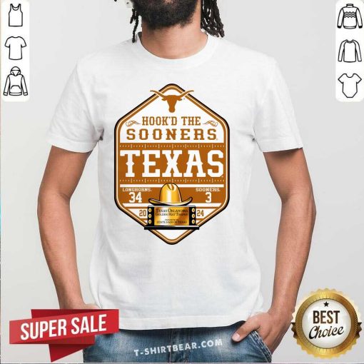 Funny Texas Longhorns Vs Oklahoma Sooners 2024 Rivalry Score T-Shirt