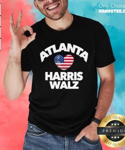 Good Atlanta Loves Harris Walz America South USA Election Georgia T-Shirt