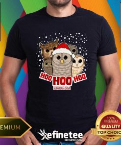 Good Cute Hoo Hoo Hoo Holiday Owls Christmas T-Shirt
