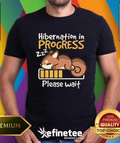 Good Cute Squirrel Hibernation In Process Please Wait T-Shirt
