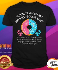 Good Donut Jesus Bible 2521 Gender Reveal T-Shirt
