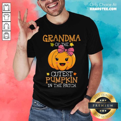 Good Grandma Of The Cutest Pumpkin In The Patch Halloween T-Shirt