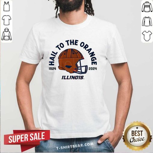 Good Illinois Football The 100 Year Helmet T-Shirt