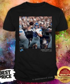 Good Jared Goff Black Detroit Lions NFL Flash Features Week T-Shirt