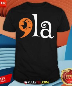 Good Retro Kamala Harris Halloween 2024 Comma La Witch Pumpkin T-Shirt
