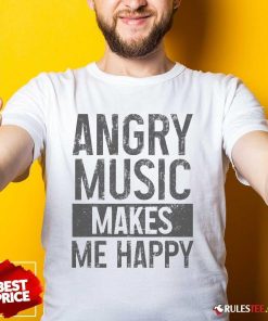 Hot Angry Music Heavy Metal Death Metal Metalhead Metal Fan T-Shirt