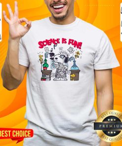 Hot Cute Science Is Fun Snoopy T-Shirt