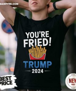 Hot Donald Trump Works The Fry Station Meme T-Shirt
