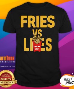 Hot Fries Vs Lies Trump 2024 Trump Vance T-Shirt