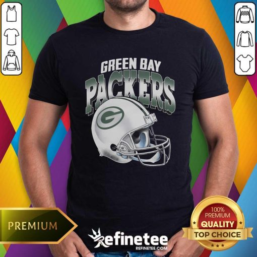 Hot Green Bay Packers Gradient Helmet T-Shirt