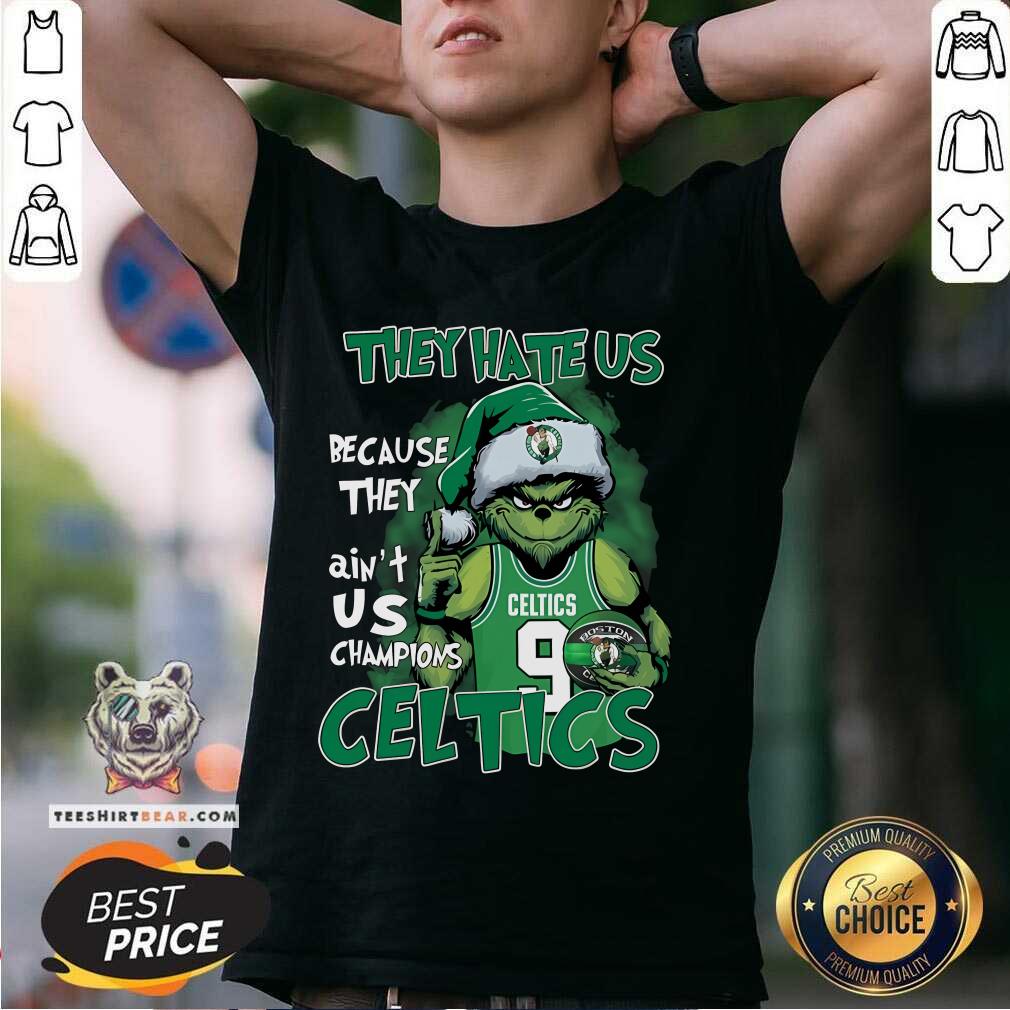 Shirt Hot Grinch They Ain't Us Champions Celtics NBA Final T-Shirt