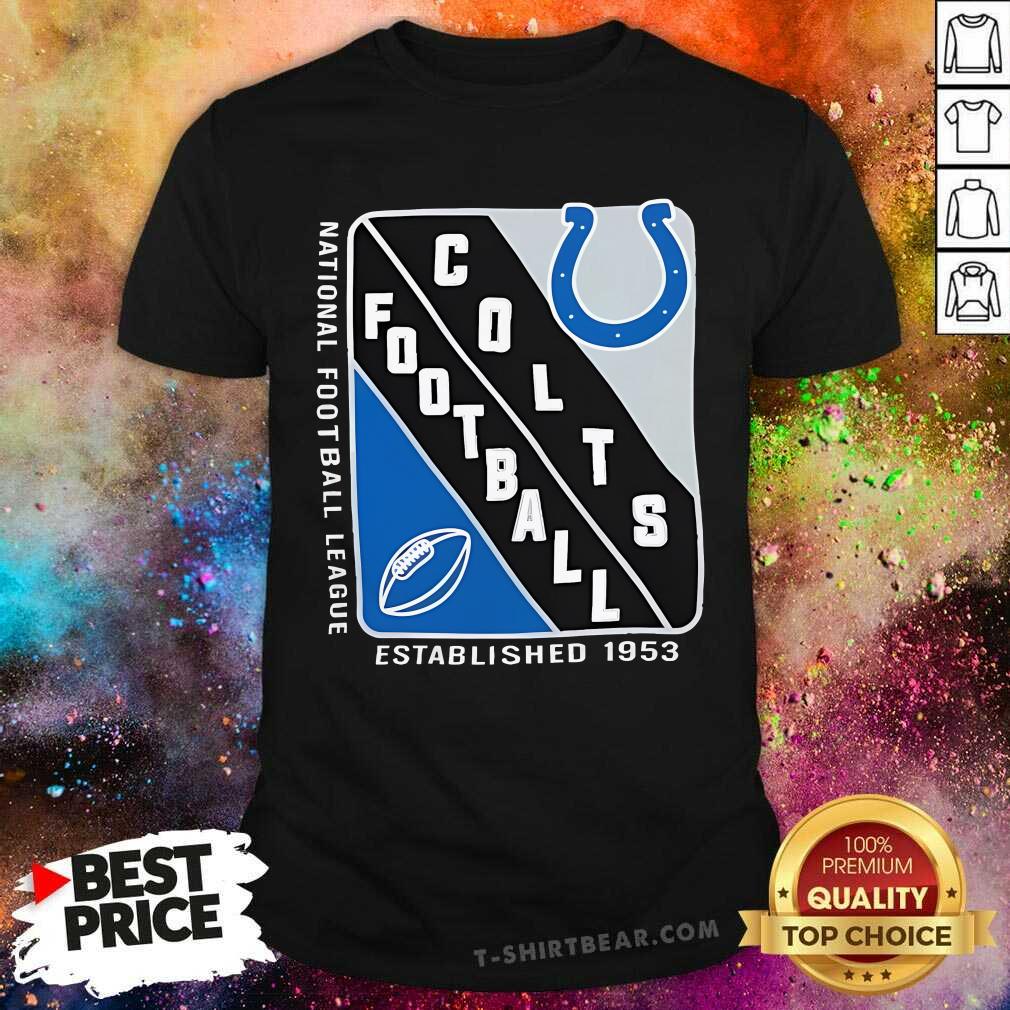 Shirt Hot Indianapolis Colts Starter Shield Logo T-Shirt