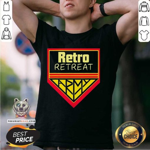 Hot Join The Retro Retreat Army T-Shirt