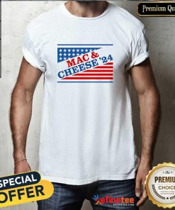 Hot Macaroni And Cheese 2024 USA Flag T-Shirt