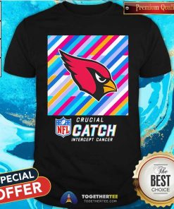 Hot NFL Crucial Catch Intercept Cancer Arizona Cardinals 2024 T-Shirt