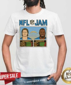 Hot NFL Jam Chargers Herbert And Dobbins T-Shirt