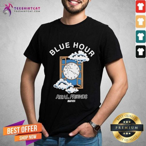Hot Real Friends Blue Hour Midwest Trash Window T-Shirt