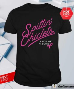 Hot Spittin Chiclets X Breasties Script T-Shirt