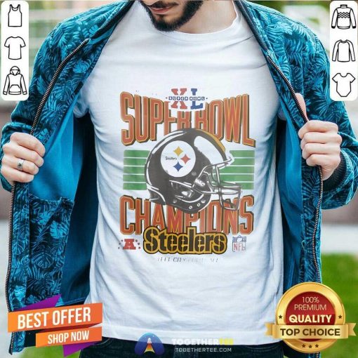 Hot Steel City Football Super Bowl Champions Steelers T-Shirt