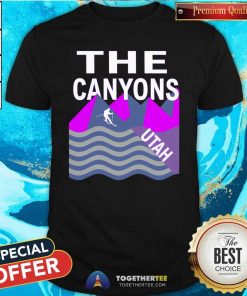 Hot The Canyons Utah USA Ski Resort Snowboarding Skiing T-Shirt