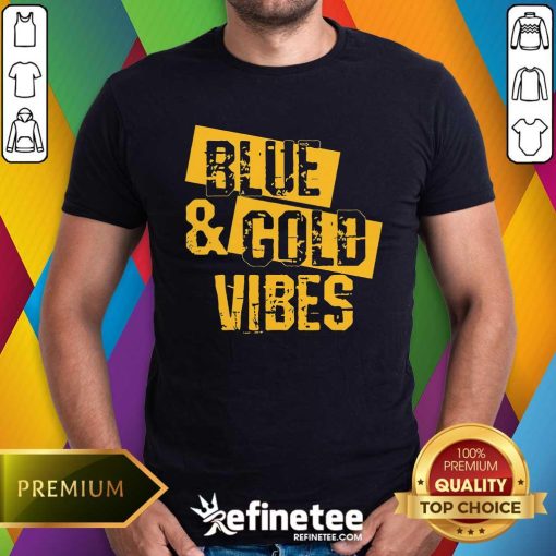 Nice Blue And Gold Game Day T-Shirt
