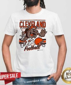 Nice Cleveland Football Cartoon Dawg T-Shirt