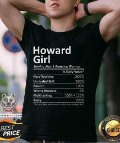 Nice Howard Girl Wi Wisconsin Funny City Home Roots USA T-Shirt