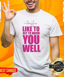 Nice Howard Jones Like To Get To Know You Well T-Shirt