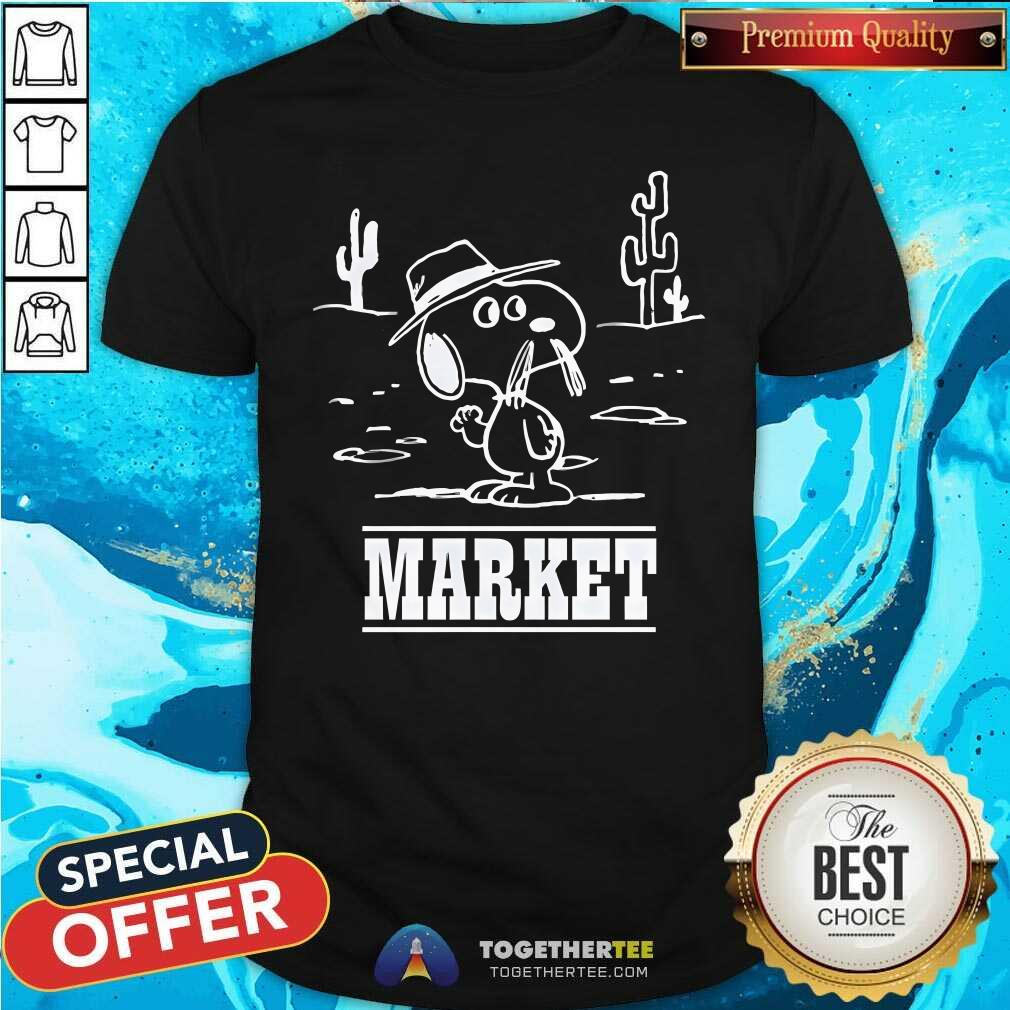 Shirt Nice Market Peanuts Snoope T-Shirt