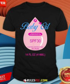 Official Baby Oil Locks In Up To 10x More Moisture Spf30 T-Shirt