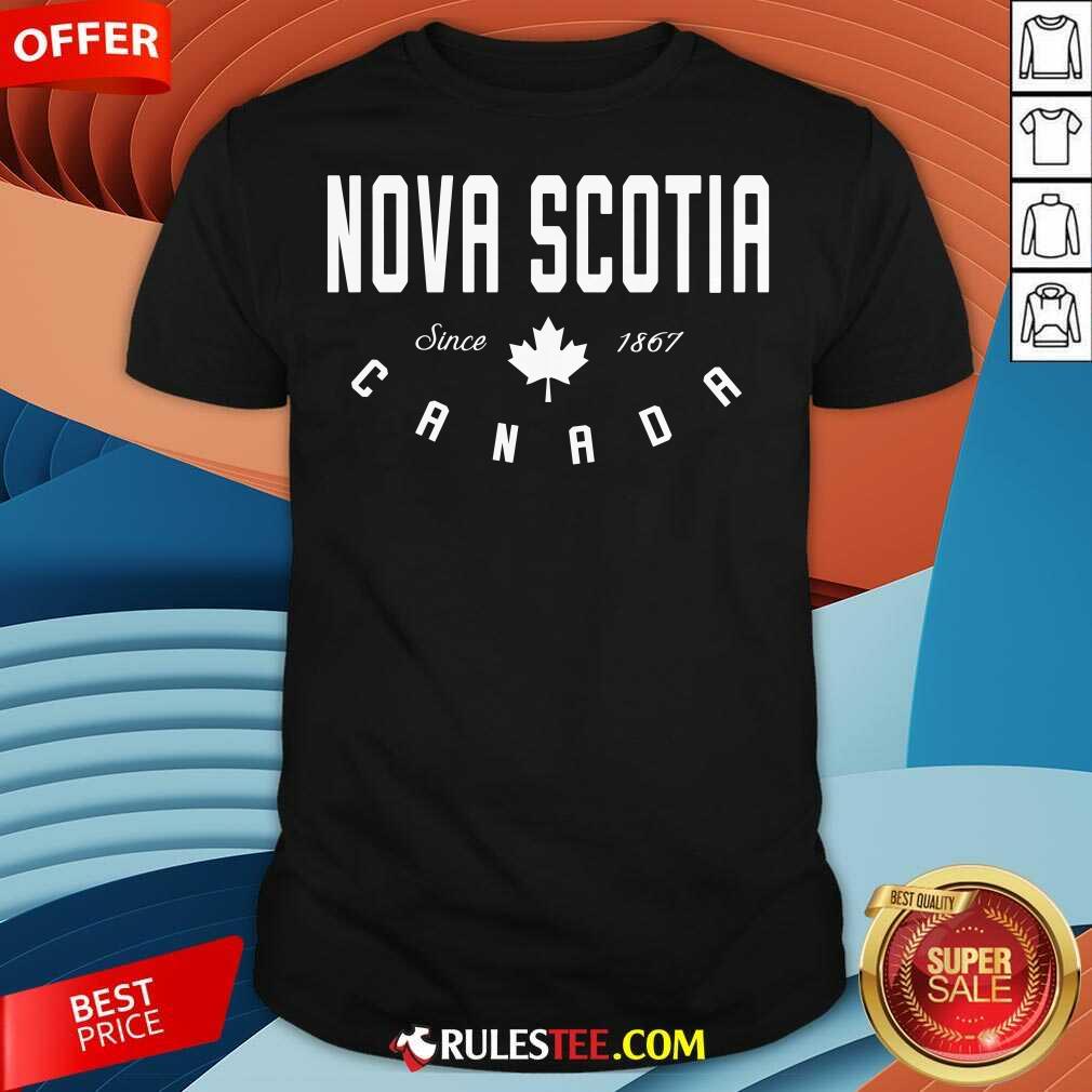 Shirt Official Ca No Va Scotia Canada Canadian Maple Leaf T-Shirt