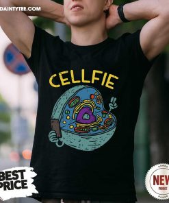 Official Cellfie Funny Science Biology Teacher T-Shirt