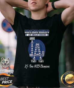 Official Champions 2024 NLCS For Los Angeles Dodgers 25 Time T-Shirt